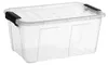 Aufbewahrungsbox Ordnungsbox Box mit Deckel 8 l Transparent Produktbild-Vorschau 2