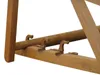 Liegestuhl schwarz Sonnenliege Gartenliege Holz Deckchair Produktbild-Vorschau 9