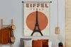 MuchoWow® Wandteppich Wandbehang Eiffelturm - Vintage - Produktbild-Vorschau 5