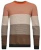 Ragman Pullover Strickpullover gestreift in rot