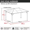 Alu-Pavillon SUMMERDREAM 3x4m beige Produktbild-Vorschau 3