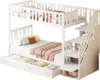 Letto a castello AIORBER, 90x200cm, con gradini di Anteprima dell’immagine prodotto 3