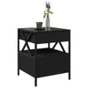 Design Couchtisch mit Infinity-LED Schwarz 40x40x51 cm, Produktbild-Vorschau 5