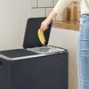 SONGMICS Mülleimer 60L mit Müllbeutel mit 2 Fächern 2 x 30 Produktbild-Vorschau 4