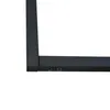 Close-up of a black metal frame corner with visible screw holes. Produktbild-Vorschau