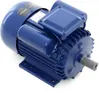A blue electric motor is shown against a white background. Produktbild-Vorschau