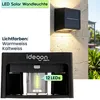 4er Set LED Solar Wandleuchte für Aussen: Produktbild-Vorschau 2
