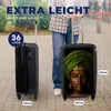 MuchoWow® Koffer Handgepäck Trolley Rollkoffer Kleine Produktbild-Vorschau 5