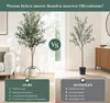 Olivenbaum 180 cm, Künstlicher Olivenbaum mit Früchten und Produktbild-Vorschau 6