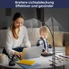 Doppelkopf LED Schreibtischlampe Dimmbar 3 Farbtemperaturen Produktbild-Vorschau 4
