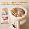 PawHut Kratzbaum mit 2-stöckiger Kratztonne Katzenbaum mit Produktbild-Vorschau 7