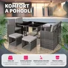 TecTake 403901, Šedá, 8 sedadlo/sedadel, Dospělí a děti, Náhled obrázku produktu 5