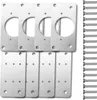 Set di 8 piastre di riparazione per cerniere 4,5x9 cm per Anteprima dell’immagine prodotto 6