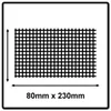 Bande abrasive Abranet 80 x 230 mm auto-agrippant micro Voir les images du produit 9