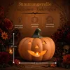 Kürbis-Laterne als LED Halloween-Deko Windlicht in 22x20 cm Produktbild-Vorschau 6