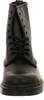 A front-facing view of a black Dr. Martens boot against a white background. Produktbild-Vorschau