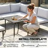 Outsunny Lounge Gartenmöbel Set 5-6 Personen Gartenlounge Produktbild-Vorschau 7