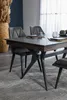 Grauer Stuhl Designer Esszimmer Stühle Sitzstuhl Lehnstuhl Produktbild-Vorschau 3