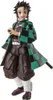 A full-body shot of a Tanjiro Kamado action figure from Demon Slayer. Podgląd zdjęcia produktu