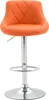 Barhocker HLO-CP30 Kunstleder  orange Produktbild-Vorschau 2