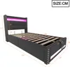 okwish Čalúnená posteľ s úložným priestorom 90x200 Detská Náhľad obrázku produktu 6