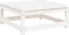 vidaXL Tabouret de jardin avec coussin blanc pin massif Voir les images du produit 1
