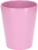 A close-up studio shot of a pink ceramic flower pot against a white background. Podgląd zdjęcia produktu