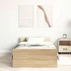 vidaXL Rám postele bez matrace Sonoma dub 90x190 cm Náhled obrázku produktu 3