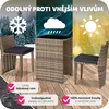 TecTake 403769, Hnědá, 2 sedadlo/sedadel, Dospělí a děti, Náhled obrázku produktu 8