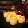 lot de 4 bougies LED sans flamme avec effet de Voir les images du produit 5
