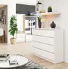 SAVRILA Kommode weiß, 8 Schubladen, 120 cm breit, 99 cm Produktbild-Vorschau 6