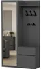 Garderobe - Anthrazit - 100 x 35 x 181 cm - Modern V-5 Produktbild-Vorschau 1