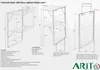 Arredamenti - Suszarka na pranie na kaloryfer Klaus 89 x 68 Podgląd zdjęcia produktu 5