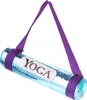 A rolled-up yoga mat with a carrying strap, presented against a white background. Podgląd zdjęcia produktu