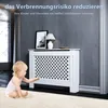SONNI osłona chłodnicy biała osłona chłodnicy kratka Podgląd zdjęcia produktu 2
