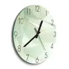 DEQORI Glasuhr Ø30 cm Zahlen 'Zarte Eleganz' Wanduhr Glas Produktbild-Vorschau 2