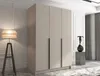 Vysoká šatní skříň 150 cm SHEELA 1 - kašmír / černá Náhled obrázku produktu 1