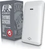 A white thermo sensor and its gray packaging are displayed on a white background. Podgląd zdjęcia produktu