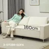 HOMCOM 3-Sitzer Sofa, Couch mit Armlehnen, Rückenkissen, Produktbild-Vorschau 4