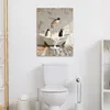 MuchoWow© Wanddeko 50x70 cm - Badezimmer Bilder Pinguine, Produktbild-Vorschau 6