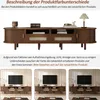 Merax Ovaler TV-Schrank mit 2 Schubladen und 2 Produktbild-Vorschau 8
