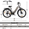 PiXElPiLOT 26 Zoll E-Bike Damen Herren Citybike Produktbild-Vorschau 6