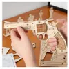 ROBOTIME Roker 3D drevené puzzle Revolver Corsac M60 102 Náhľad obrázku produktu 7