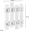 Skye Decor, Wave - White, nástěnný věšák a háčky, bílý, 64 Náhled obrázku produktu 6
