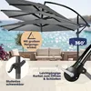 CASARIA® Ampelschirm 350 cm Komplettset inkl. 4 Gewichte & Produktbild-Vorschau 4