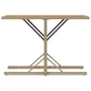 Design 3-tlg. Bistro-Set mit Kissen Beige Poly Rattan, Produktbild-Vorschau 8