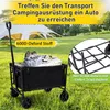 Izrielar Bollerwagen Faltbar, Handwagen für Strand Camping Produktbild-Vorschau 3