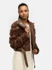 Tazzio Damen Übergangsjacke F800 (Braun, L) Produktbild-Vorschau 6