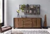 Sideboard mit natürlicher Baumkante, Akazie Metall, 200 cm Produktbild-Vorschau 2