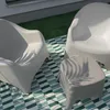 Gartenstuhl Stapelbar - 1 Stück - Beige - Wetterfest - Produktbild-Vorschau 8